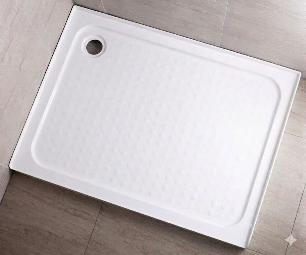 SHOWER TRAY 900 X750 CORNER WASTE TRAY