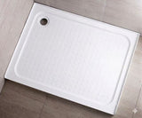 SHOWER TRAY 900 X750 CORNER WASTE TRAY