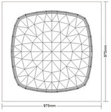 Square 1000X1000 Steam Stopper