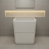 PLYWOOD POLO 750 WHITE FLOOR STANDING VANITY - BASE ONLY