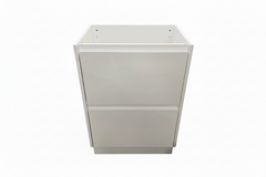 PLYWOOD POLO 600 WHITE FLOOR STANDING VANITY - BASE ONLY