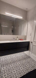 PLYWOOD NELSON 1500 DARKOAK WALL HUNG VANITY (SINGLE BASIN) - BASE ONLY