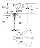 SWIFT KITCHEN MIXER CHROME