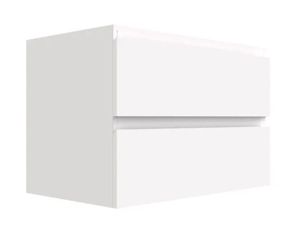 PLYWOOD WHITE 1000 WALLHUNG VANITY BASE ONLY (NO TOP)