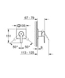 LINEARE NEW SHOWER MIXER CHROME