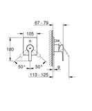 LINEARE NEW DIVERTER MIXER CHROME