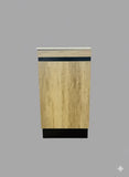 PLYWOOD 400mm YOLO FREESTANDING CABINET - BLACK LIGHT OAK
