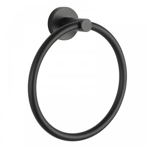 ROUND TOWEL RING BLACK