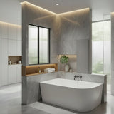 PHOENIX WHITE BACK TO WALL BATHTUB 1700W LEFT HAND CORNER