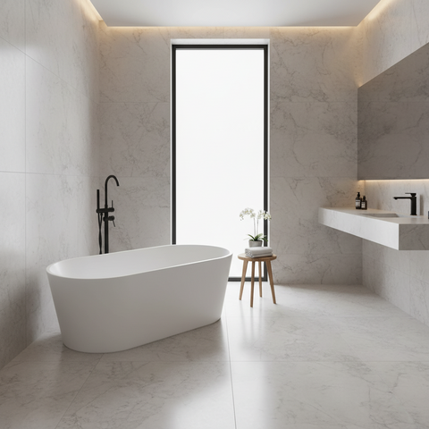 ADELE WHITE FREE-STANDING BATHTUB 1500W