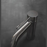 ESSENCE NEW BASIN MIXER CURVED SPOUT HARD GRAPHITE
