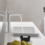 LINEARE NEW EXTENDED HEIGHT BASIN MIXER CHROME