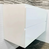 PLYWOOD NELSON 900 WHITE WALL HUNG VANITY - BASE ONLY