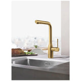 ESSENCE NEW KITCHEN MIXER WITH PULL-OUT SPRAY BRUSHED COOL SUNRISE