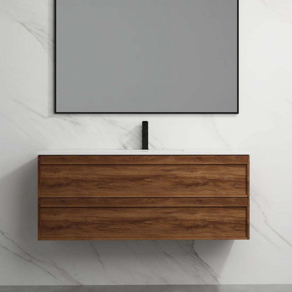 CAITLYN Wall Hung Plywood VANITY 1200MM SINGLE BASIN