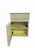 PLYWOOD 400mm MAYA FLUTED WALLHUNG VANITY WITH CERAMIC TOP