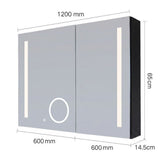 MIRROR LED CABINET 1200MM WIDE