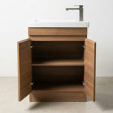 PLYWOOD 600 RIVIERA OAK SLIM 2 DOOR WITH CERAMIC TOP