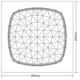 Square 1000X1000 Steam Stopper