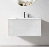 PLYWOOD HAMPTON 750 WALL HUNG VANITY WITH CERAMIC TOP