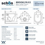 BROOKLYN WALL HUNG WITH IN WALL CISTERN