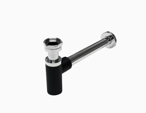 SUBWAY BOTTLE TRAP MATTE BLACK/CHROME