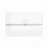 PLYWOOD NELSON 600 WHITE WALL HUNG VANITY - BASE ONLY