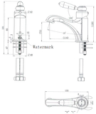 BORDEAUX BASIN MIXER BLACK