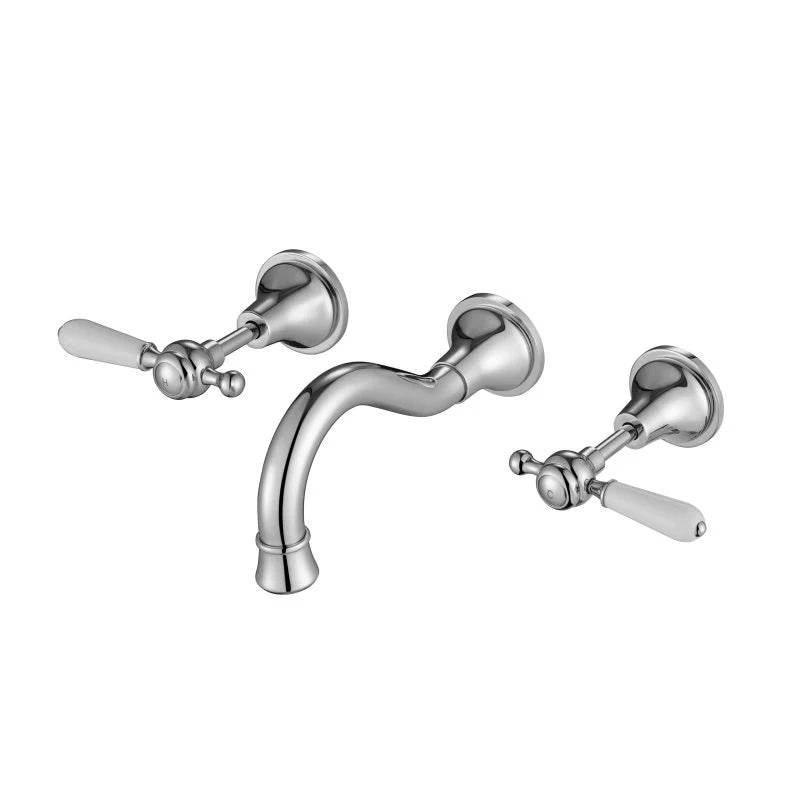 BORDEAUX WALL SPA AND SINK SET CHROME