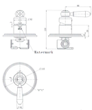BORDEAUX SHOWER MIXER CHROME