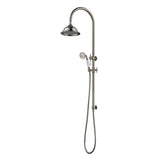 BORDEAUX ROUND SHOWER COLUMN SET BRUSHED NICKEL