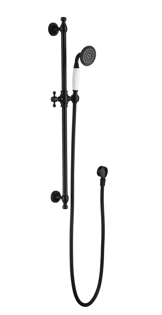 BORDEAUX SHOWER ON RAIL BLACK