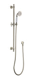 BORDEAUX SHOWER ON RAIL BRUSHED NICKEL
