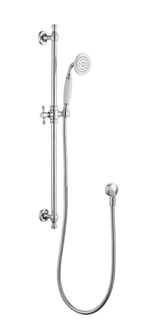 BORDEAUX SHOWER ON RAIL CHROME