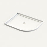 TONDO ROUND SHOWER TRAY CENTRE WASTE 1200x900 LEFT HAND SIDE