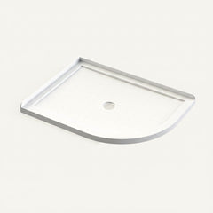 TONDO ROUND SHOWER TRAY CENTRE WASTE 1200x900 LEFT HAND SIDE