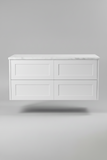 PLYWOOD HAMPTON 1500 WALL HUNG VANITY (SINGLE BASIN) WITH CERAMIC TOP