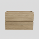 PLYWOOD NELSON 600 LIGHT OAK WALL HUNG VANITY - BASE ONLY