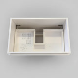 PLYWOOD NELSON 900 WHITE WALL HUNG VANITY - BASE ONLY
