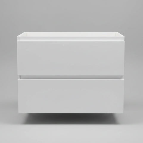PLYWOOD NELSON 900 WHITE WALL HUNG VANITY - BASE ONLY
