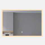 LED mirror rectangle 1200MM x 800MM with Rim and Demister Touch Switch 3 Colours