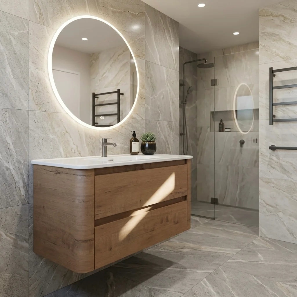 BROOKLYN Wall Hung Plywood VANITY 750MM