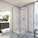 Cascade 1000 Semi-Frameless Pivot Shower Glass Only