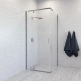 Cascade 1000 Semi-Frameless Pivot Shower Glass Only