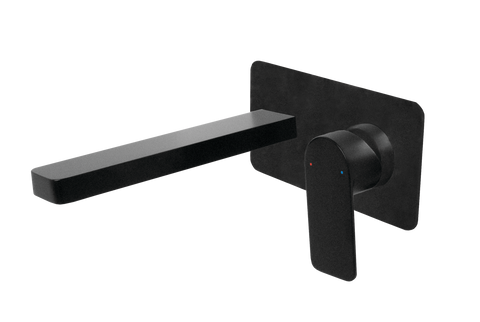 COSMOPLITAN WALL BASINSET FULL MATTE BLACK