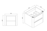 BROOKLYN Wall Hung Plywood VANITY 600MM