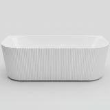 FLUTED WHITE FREE-STANDING BATHTUB 1700W