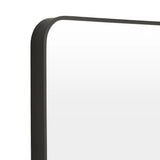 FLAT MIRROR BLACK FRAMED400mm x 600