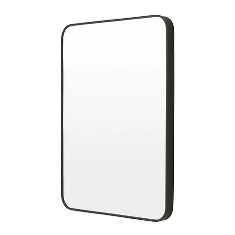 FLAT MIRROR BLACK FRAMED400mm x 600
