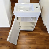 TAYLOR WHITE FLOORSTANDING VANITY 450MM